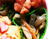 今日のキャラ弁7/19(うさぎのモフィ)作り方2写真