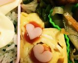 今日のキャラ弁7/19(うさぎのモフィ)作り方3写真
