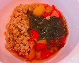 酸味が旨い、もずく酢トマト納豆そうめん！作り方2写真