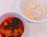 酸味が旨い、もずく酢トマト納豆そうめん！作り方5写真