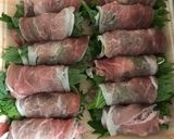 豚肉の大葉巻き☆甘辛みそダレ作り方1写真