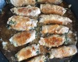 豚肉の大葉巻き☆甘辛みそダレ作り方2写真