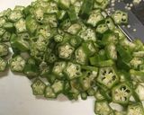 猛暑に♪サッパリオクラ納豆のミョウガ和え作り方1写真