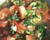 夏野菜トマトとみょうがの万能ソース♪作り方1写真