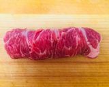 ☆薄切り肉で！ニラ&チーズのロールカツ☆作り方3写真