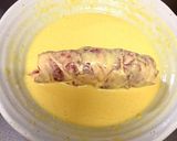 ☆薄切り肉で！ニラ&チーズのロールカツ☆作り方5写真