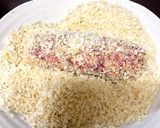 ☆薄切り肉で！ニラ&チーズのロールカツ☆作り方6写真