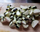 簡単茄子の甘味噌炒め作り方1写真