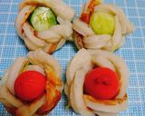 三つ編み♪竹輪巻き♡お弁当♡おつまみに作り方7写真