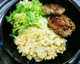 ざくざく混ぜて♥簡単手作り ロコモコ丼作り方20写真