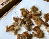 テーブルグリルで鶏皮パリパリ煎餅作り方3写真