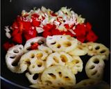茄子とれんこんのピリ辛甘酢炒め作り方10写真