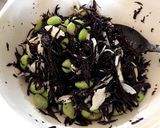 簡単★絶品!ひじきと枝豆のわさびサラダ作り方4写真