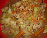 たっぷり野菜と豚肉のオイスターソース炒め作り方5写真