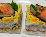 家にある型で簡単!冷凍OK!豪華押し寿司作り方8写真