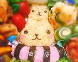 『プカプカ♪カピバラさん』夏弁♡キャラ弁作り方11写真