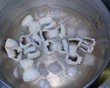 鱧の湯引き(おとし)とお吸い物 作り方5写真