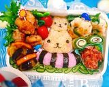 『プカプカ♪カピバラさん』夏弁♡キャラ弁作り方12写真