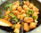 豚バラ肉のピリ辛黒酢あんかけ！作り方9写真