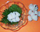 鱧の湯引き(おとし)とお吸い物 作り方6写真