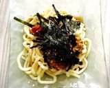 納豆ねばねば冷やしうどん 梅風味作り方4写真