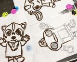 ガラピコぷ〜 ケーキ作り方1写真