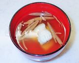 鱧の湯引き(おとし)とお吸い物 作り方13写真