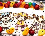 ガラピコぷ〜 ケーキ作り方5写真