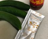 簡単副菜☆きゅうりのタラコキムチあえ作り方1写真