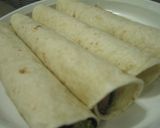 椎茸と青梗菜のブリトーで朝ごはん作り方5写真