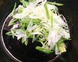 ネギ焼きうどん作り方1写真