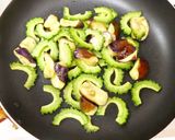夏☆ゴーヤ&なす!カレーチーズ炒め。作り方6写真