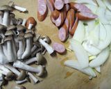 あらごしトマトケチャで作るナポリタン！！作り方1写真