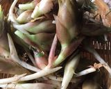 茗荷の炊き込みご飯作り方1写真
