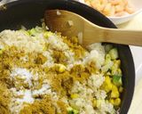 冷飯で♪「スパイシーカレー炒飯」作り方4写真