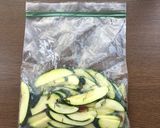 ズッキーニのちょいピり辛酢の物作り方1写真