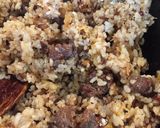 筋膜を使うと美味しい鹿肉の焼き飯　作り方5写真