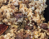 筋膜を使うと美味しい鹿肉の焼き飯　作り方5写真