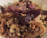 筋膜を使うと美味しい鹿肉の焼き飯　作り方6写真