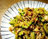 豚バラ肉とゴーヤのオイスターソース炒め作り方8写真