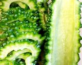 間違いなし！しらすとゴーヤのにんにく炒め作り方1写真