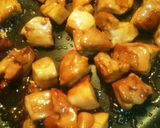 コロコロ鶏肉の甘辛照り焼き☆お弁当にも～作り方5写真