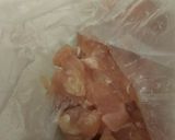 ズッキーニと鶏のかき揚げ カレー塩添え作り方2写真