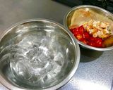 トマトとエビの冷製パスタ そうめんでも♬作り方8写真