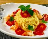 トマトとエビの冷製パスタ そうめんでも♬作り方13写真