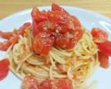 ひんやりトマトスパゲッティ作り方6写真