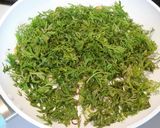 人参の葉と桜エビの和風パスタ★作り方6写真