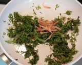 人参の葉と桜エビの和風パスタ★作り方7写真