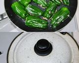 定番、手間なし！ふっくらピーマンの肉詰め作り方4写真