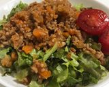 タコライス風♡ひき肉の具作り方4写真